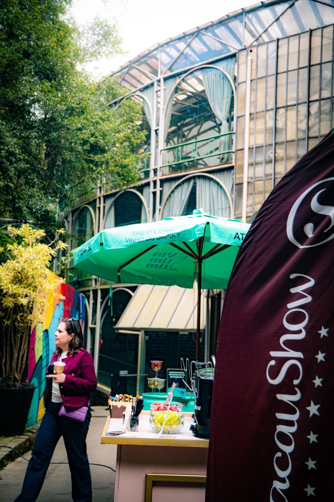 Gastronomia e convivência durante o evento